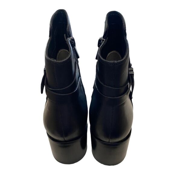 CLARKS  Poise Freya  Women's Black Leather Ankle Boots Booties NEW 10 - Picture 5 of 6